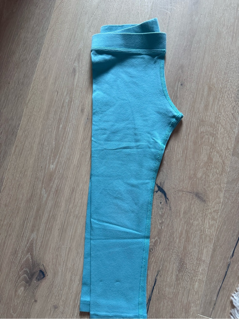 Primary Teal Stretch Kids Leggings